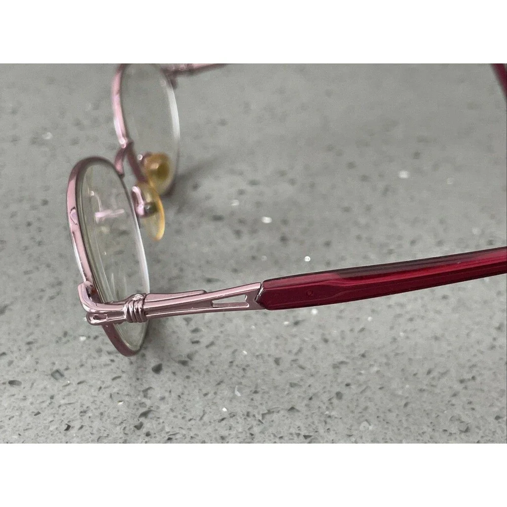 Sferoflex Eyeglasses Frames ONLY 52-16-135 2527 299 Purple Pink Round full rim